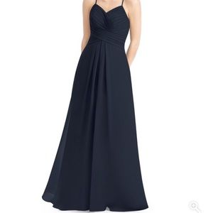 Azazie Cecilia Style Bridesmaid Dress in Dark Navy